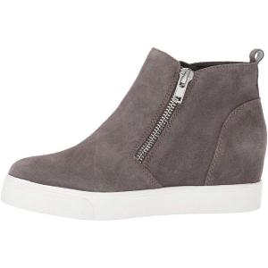 LAICIGO Women’s Heel Wedge Casual Sneakers High Top Platform with Zipper Sports Shoes
