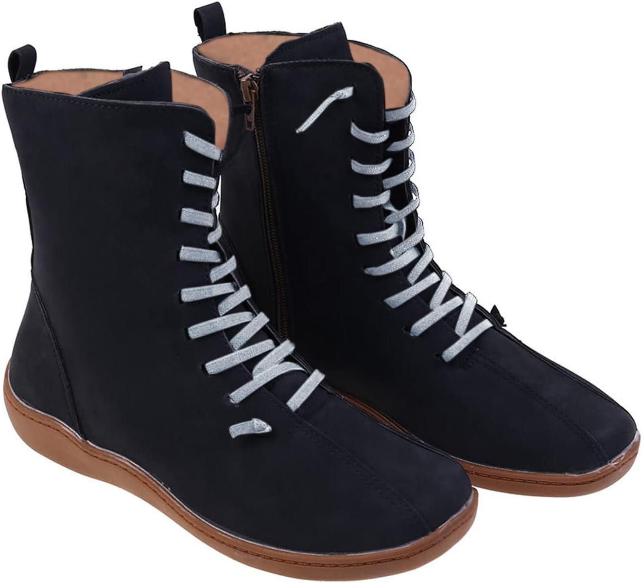 imageBottes Femme pour Western Hiver Moto Cheval Cuissarde Bottine Confort Chic Bottines Disco Equitation Santiag Talon Classique Vintage Boots Cowgirl Fantaisie ChaussureNoir