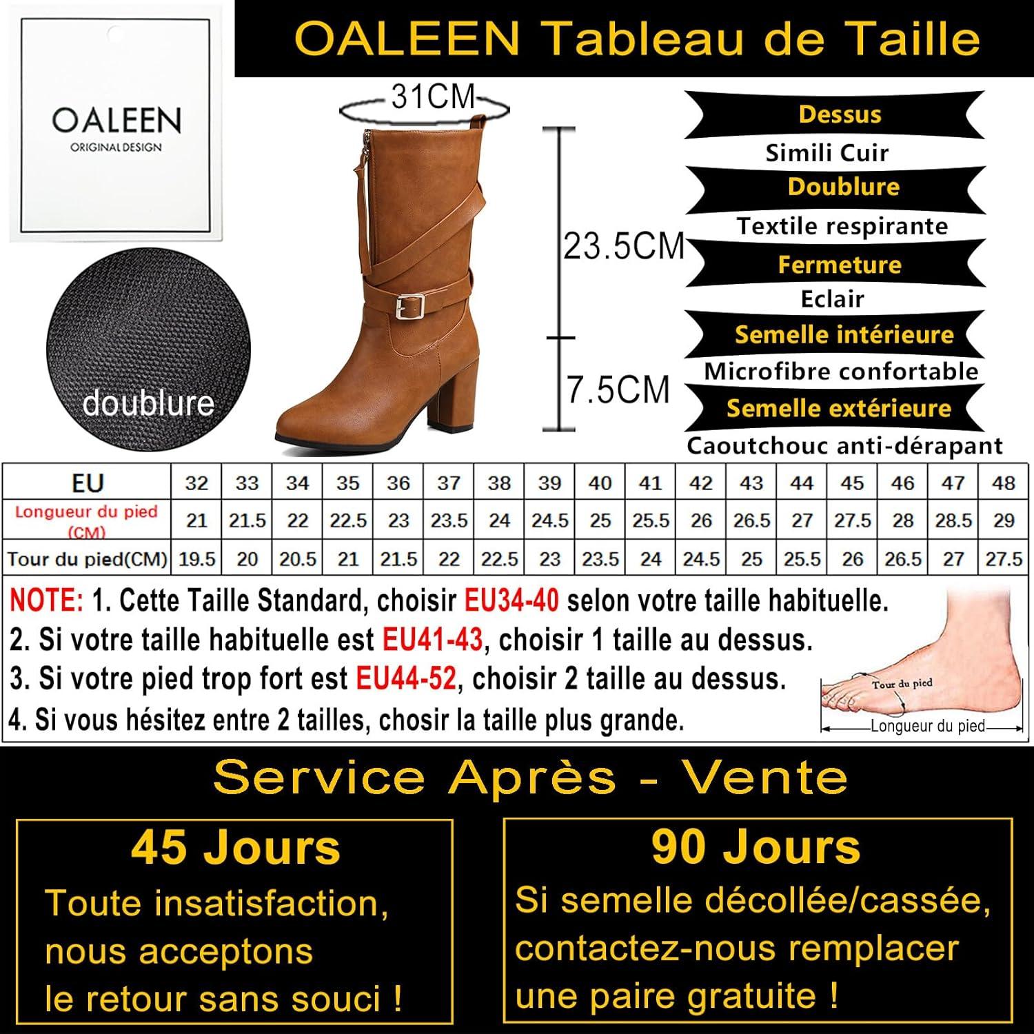imageBottes Western Femme Hiver Talon Haut Carr Zip 3352Marron Camel