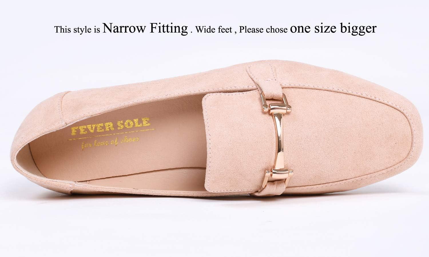 imageFeversole Womens Fashion Trim Deco Loafer SlippersPantoufles Trim Deco pour Femmes la ModeSude Beige Clair