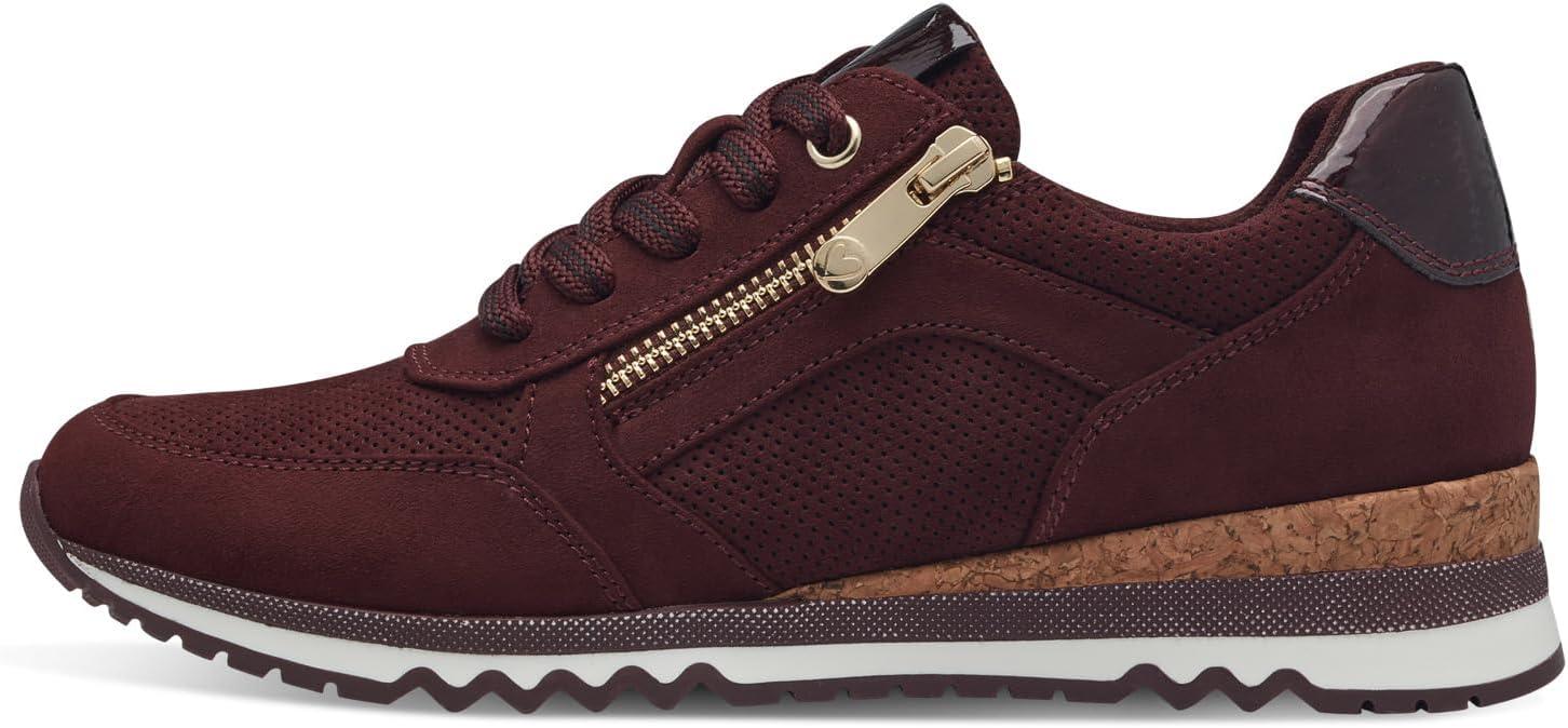 imageMARCO TOZZI Baskets Plates Femme Vganes LoisirsBordeaux Comb