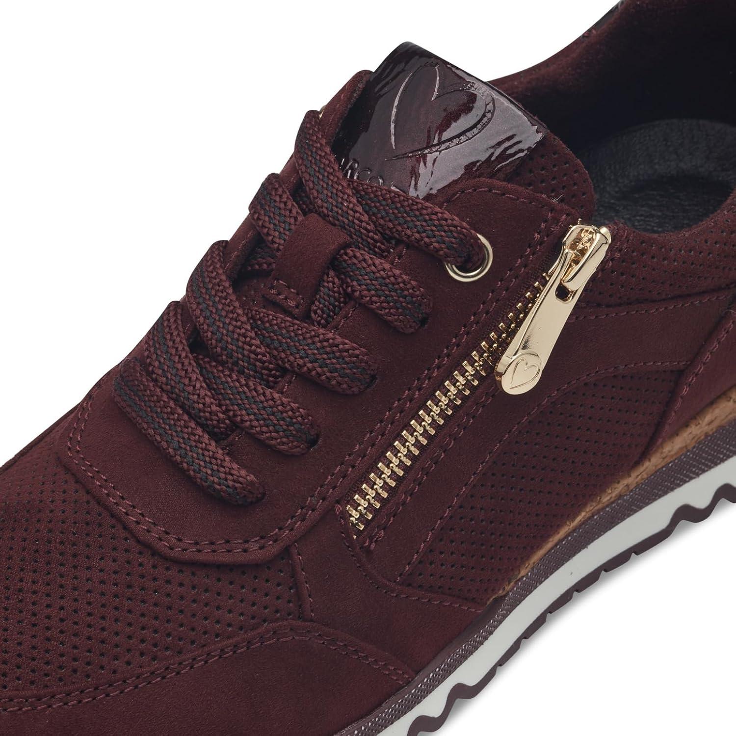 imageMARCO TOZZI Baskets Plates Femme Vganes LoisirsBordeaux Comb