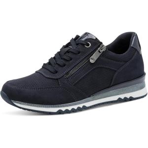 MARCO TOZZI Baskets Plates Femme Véganes Loisirs(Bleu Marine Foncé)