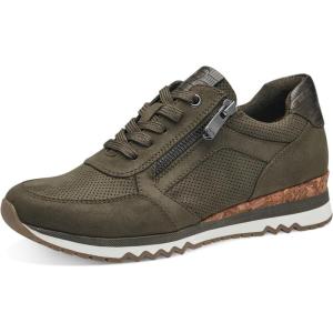 MARCO TOZZI Baskets Plates Femme Véganes Loisirs(Kaki Comb)