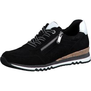 MARCO TOZZI Baskets Plates Femme Véganes Loisirs(Noir Blanc)