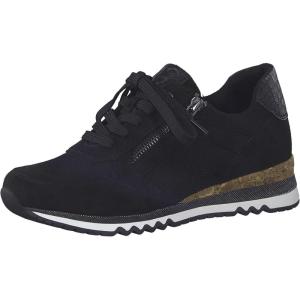 MARCO TOZZI Baskets Plates Femme Véganes Loisirs(Noir Comb)
