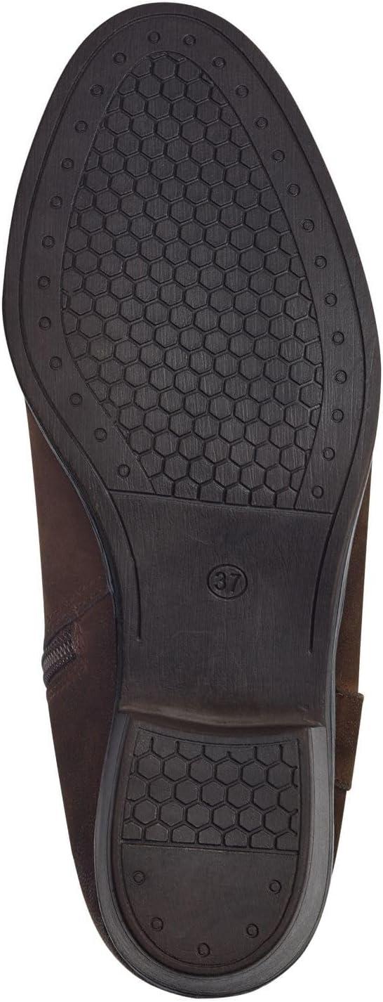imageMARCO TOZZI Femme Bottines Zippes 22532443 Botte de WesternCaf Nubuck