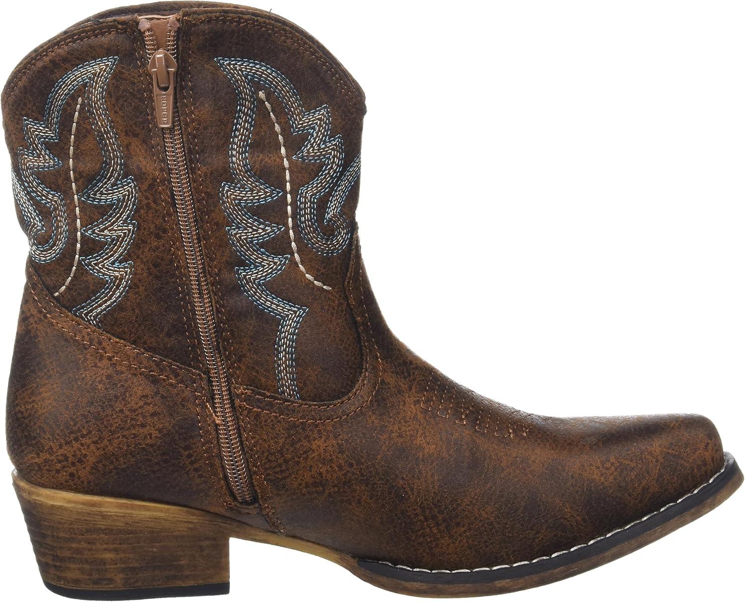 imageROPER Femme Shay Botte de Western Similicuir Cognac 385 EU