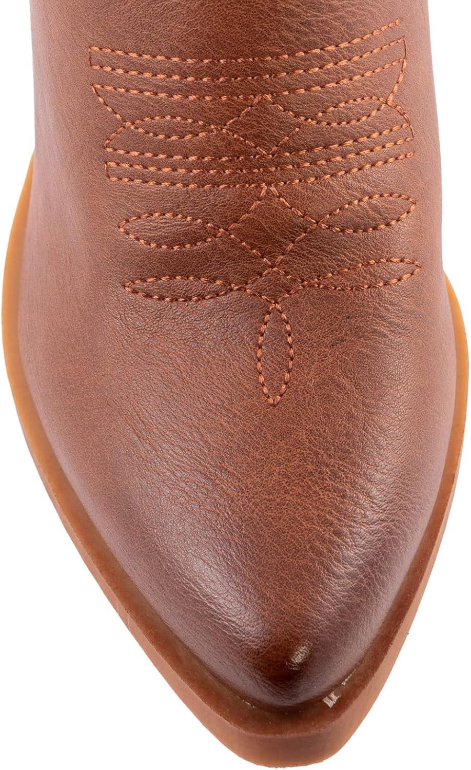 imageToocool Bottes femme texans cowboy western camperos chaussures bottes Y02Camel