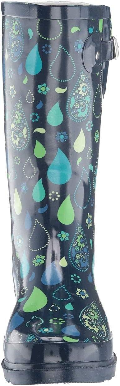 imageWestern Chief Femme Waterproof Printed Tall Rain Boot Botte de PluieCachemire Verseur