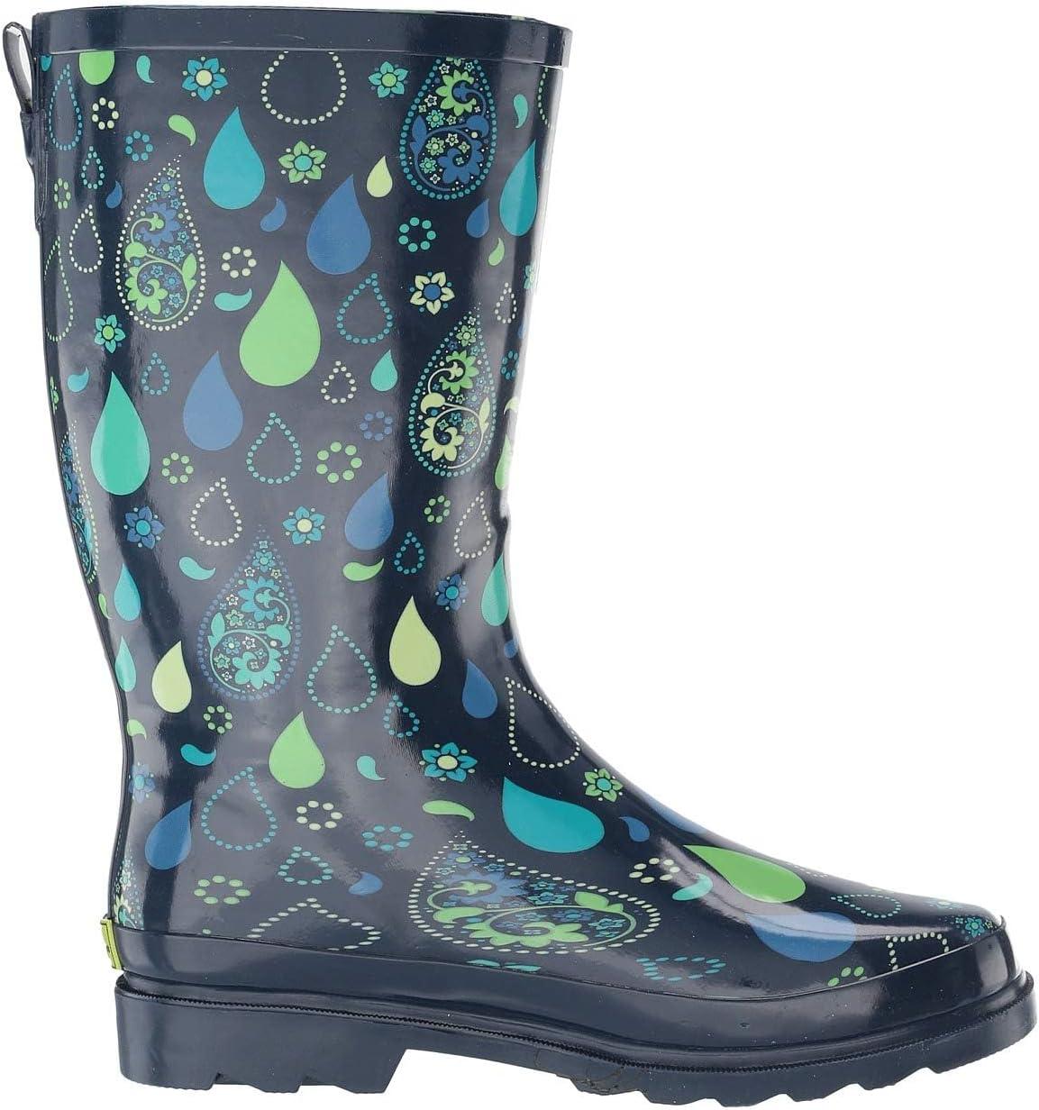 imageWestern Chief Femme Waterproof Printed Tall Rain Boot Botte de PluieCachemire Verseur