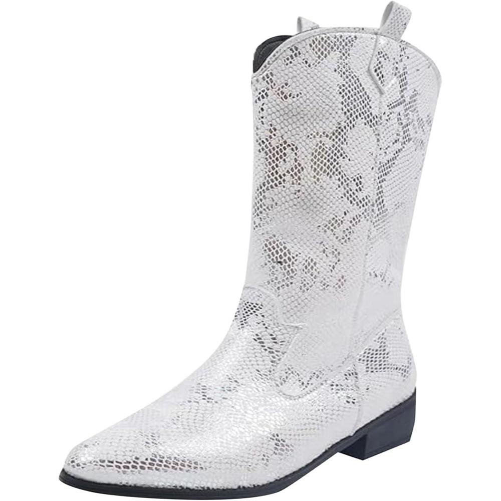 imageBottes de cowboy pour femme Noir Bottes de cowboy noires Confortables En daim Bottes dautomne Bottes de cowboy marron Bottes western Pour lextrieur NoirTransparent