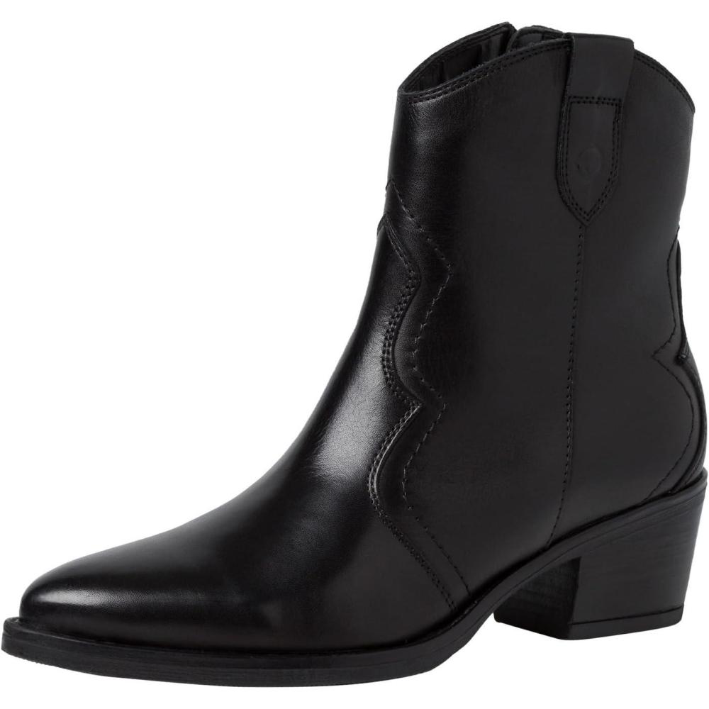imageTamaris Bottine 12570242 Large Taille EUCuir Noir