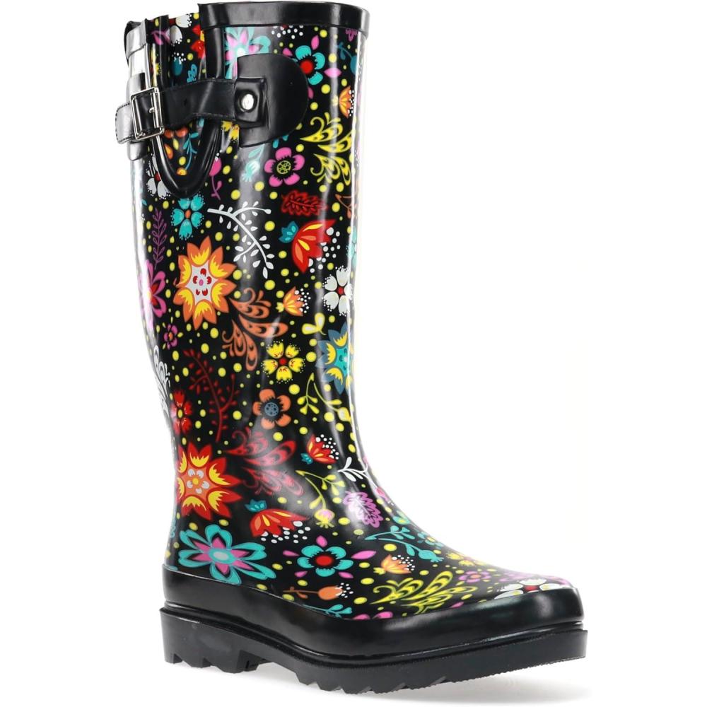 imageWestern Chief Femme Waterproof Printed Tall Rain Boot Botte de PluieJeu de Jardin