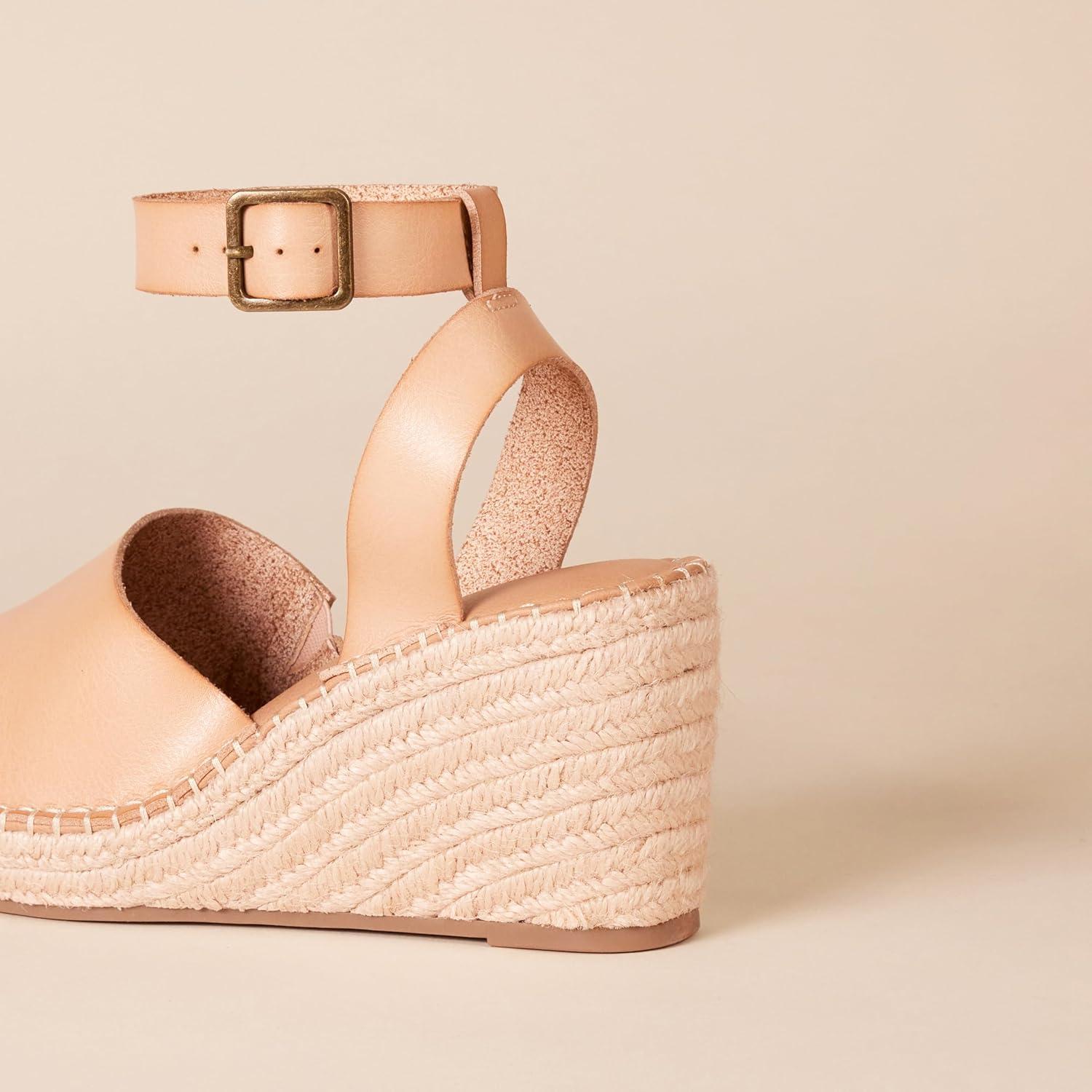 imageAmazon Essentials Sandale Espadrille Compense Confortable FemmeRose Blush