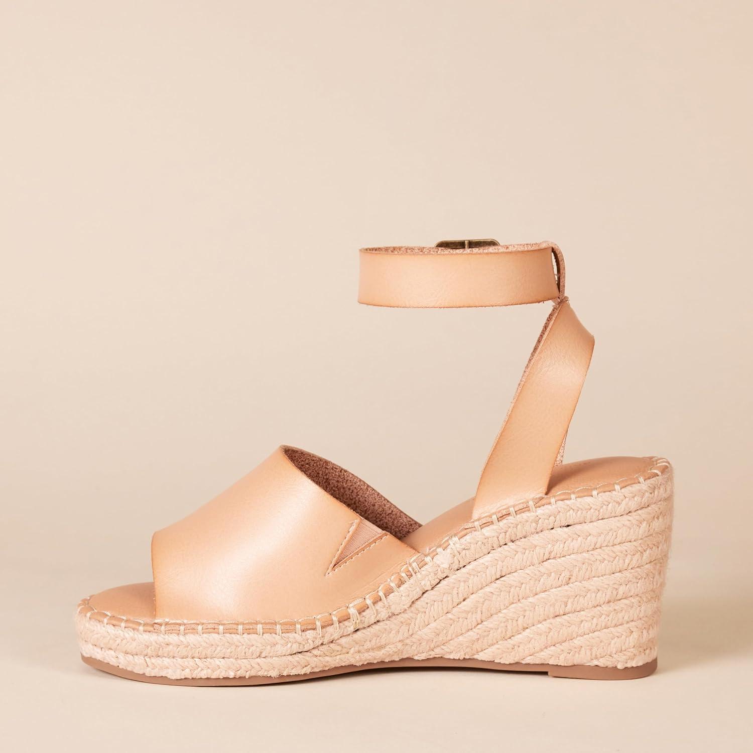 imageAmazon Essentials Sandale Espadrille Compense Confortable FemmeRose Blush