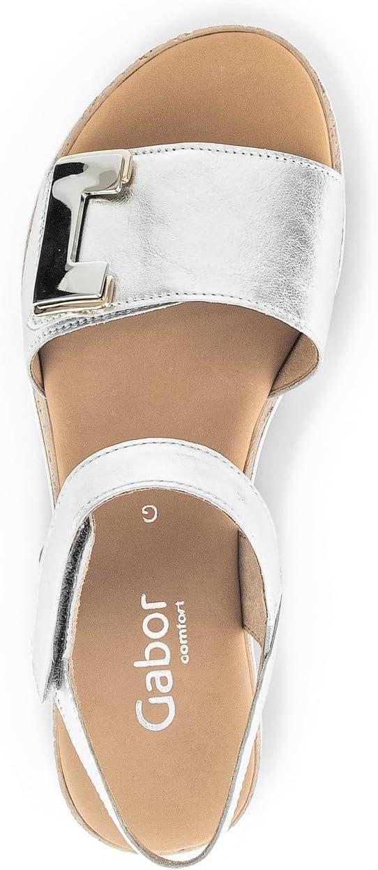imageGABOR 6270057 sandales pour femmeArgent 10