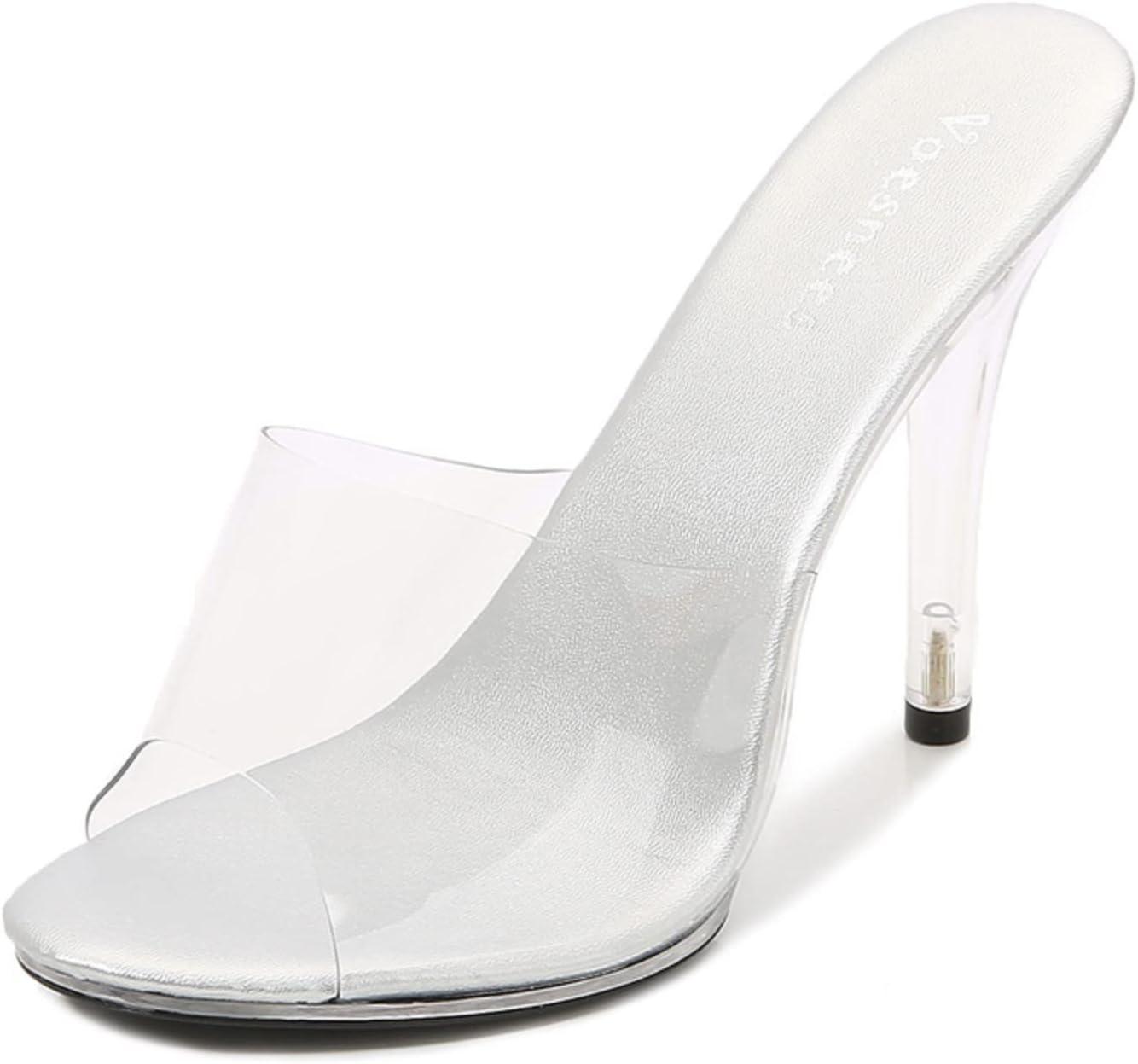 imageSandales Femme Sexy Talons Hauts Sandales Transparentes Chaussures t De Piscine Plage Sandales Sandales Et Mules Pour Femme Tong Compensee Sandales Pour La Plage LextrieurArgent