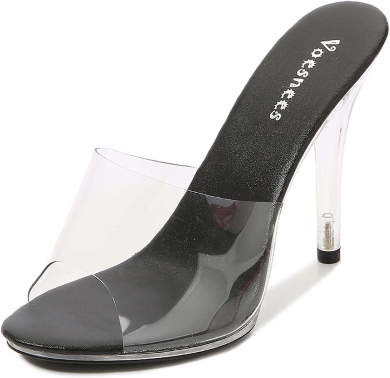 imageSandales Femme Sexy Talons Hauts Sandales Transparentes Chaussures t De Piscine Plage Sandales Sandales Et Mules Pour Femme Tong Compensee Sandales Pour La Plage LextrieurLe Noir