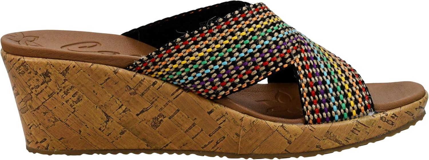 imageSkechers Femme Beverlee Delighted Sandale GlissanteMulticolore