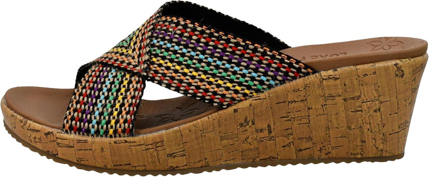 imageSkechers Femme Beverlee Delighted Sandale GlissanteMulticolore