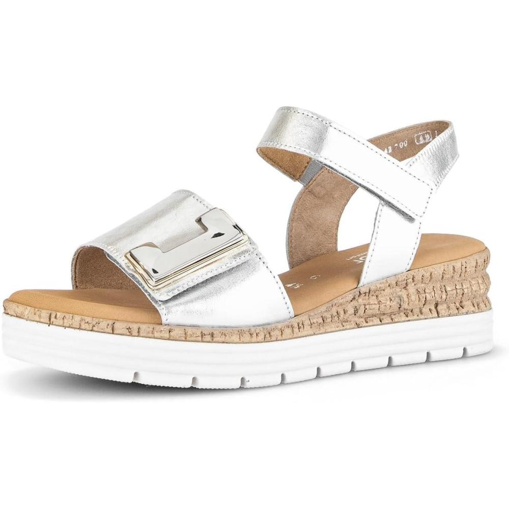 imageGABOR 6270057 sandales pour femmeArgent 10