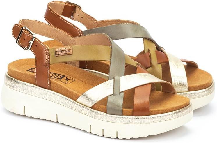 imagePikolinos Sandales Semelles compenses en Cuir Palma pour FemmeBrandy Cit