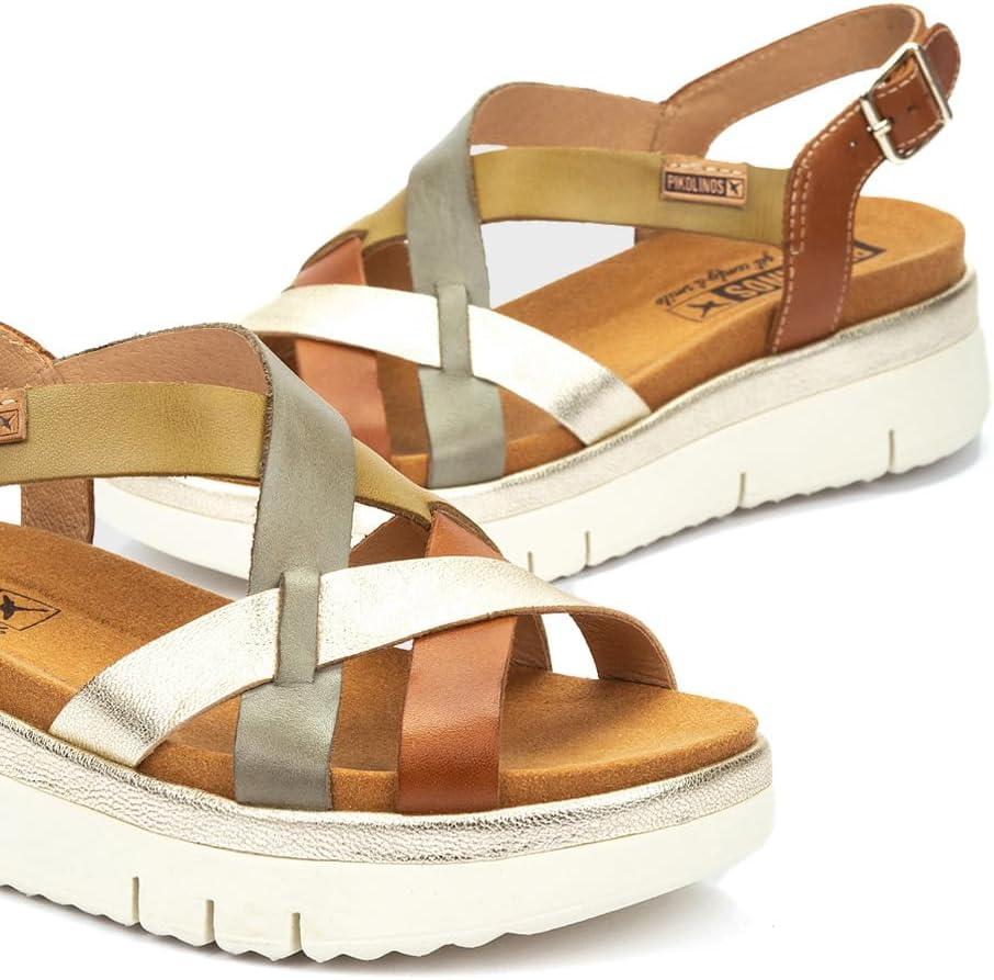 imagePikolinos Sandales Semelles compenses en Cuir Palma pour FemmeBrandy Cit