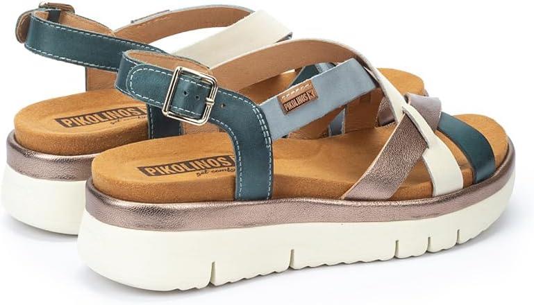 imagePikolinos Sandales Semelles compenses en Cuir Palma pour FemmeRiver