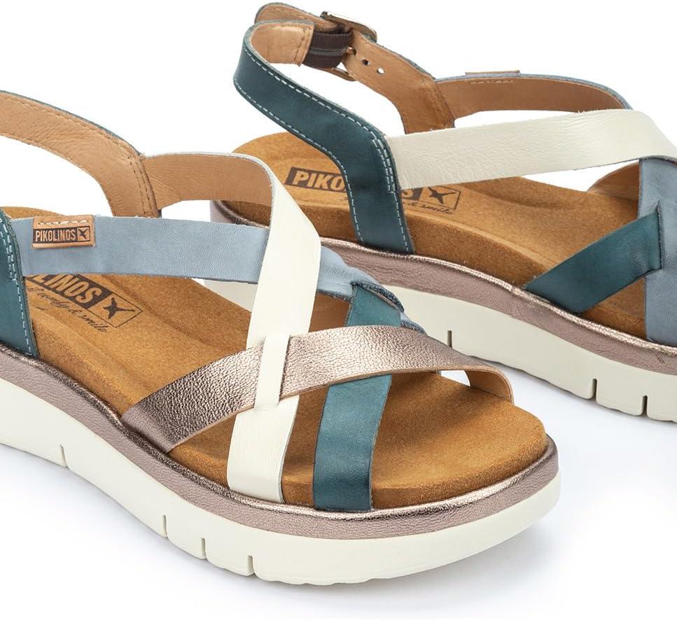 imagePikolinos Sandales Semelles compenses en Cuir Palma pour FemmeRiver
