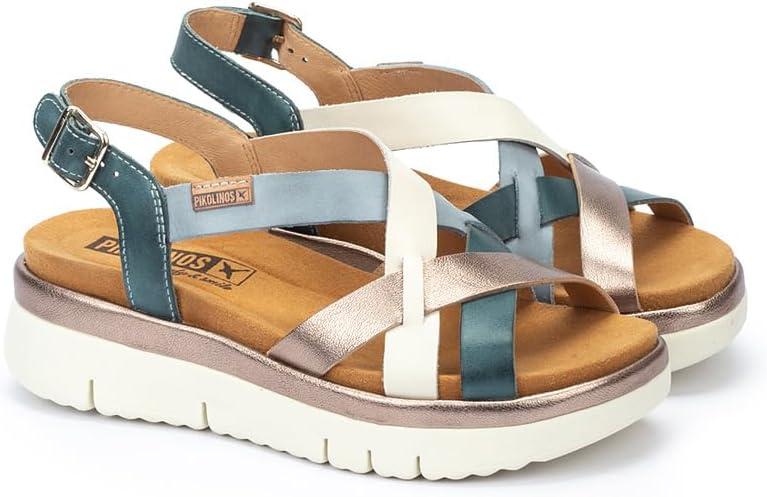 imagePikolinos Sandales Semelles compenses en Cuir Palma pour FemmeRiver