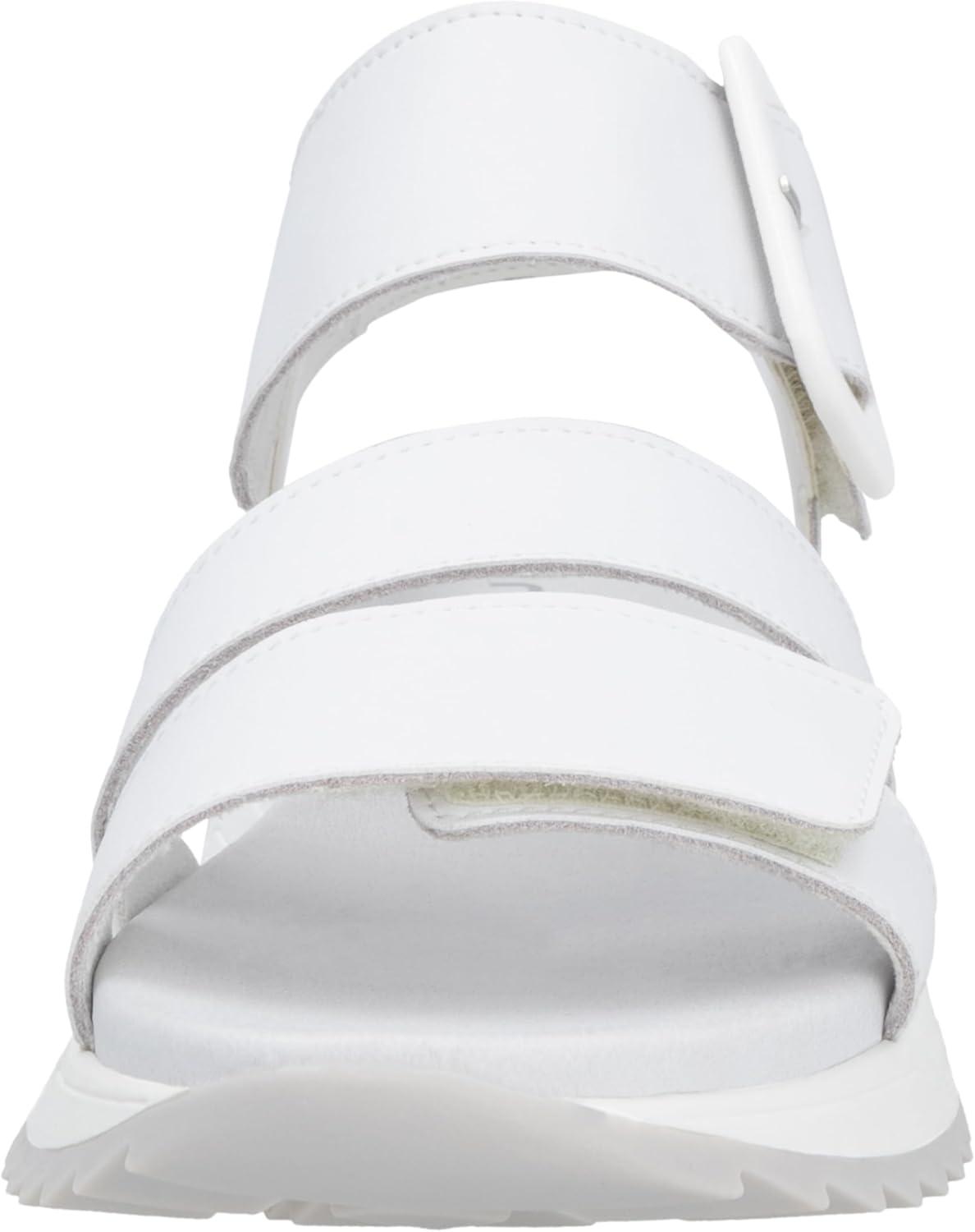 imageRieker W2950 Sandales compensesFemmeBlanc