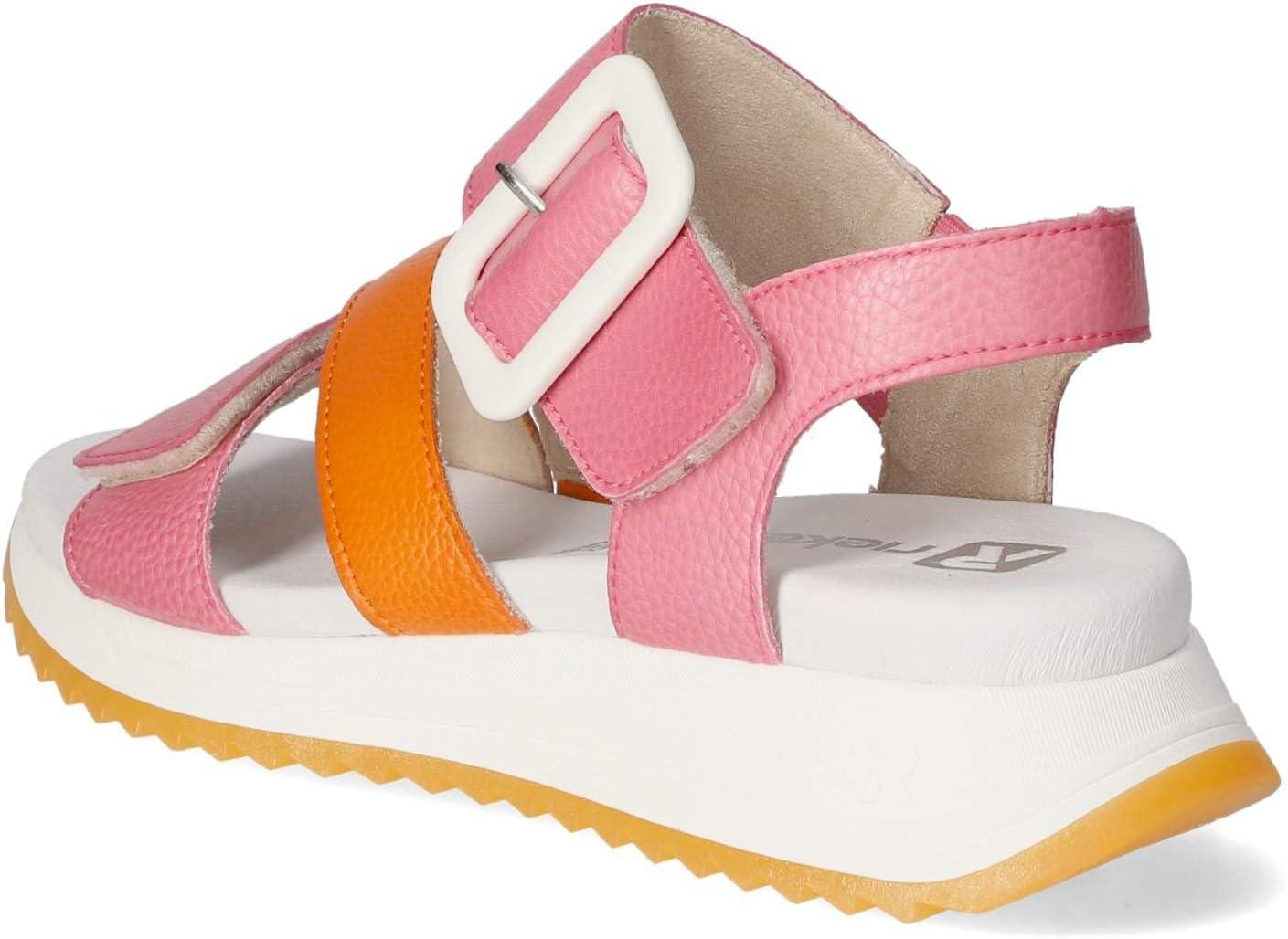 imageRieker W2950 Sandales compensesFemmeRose