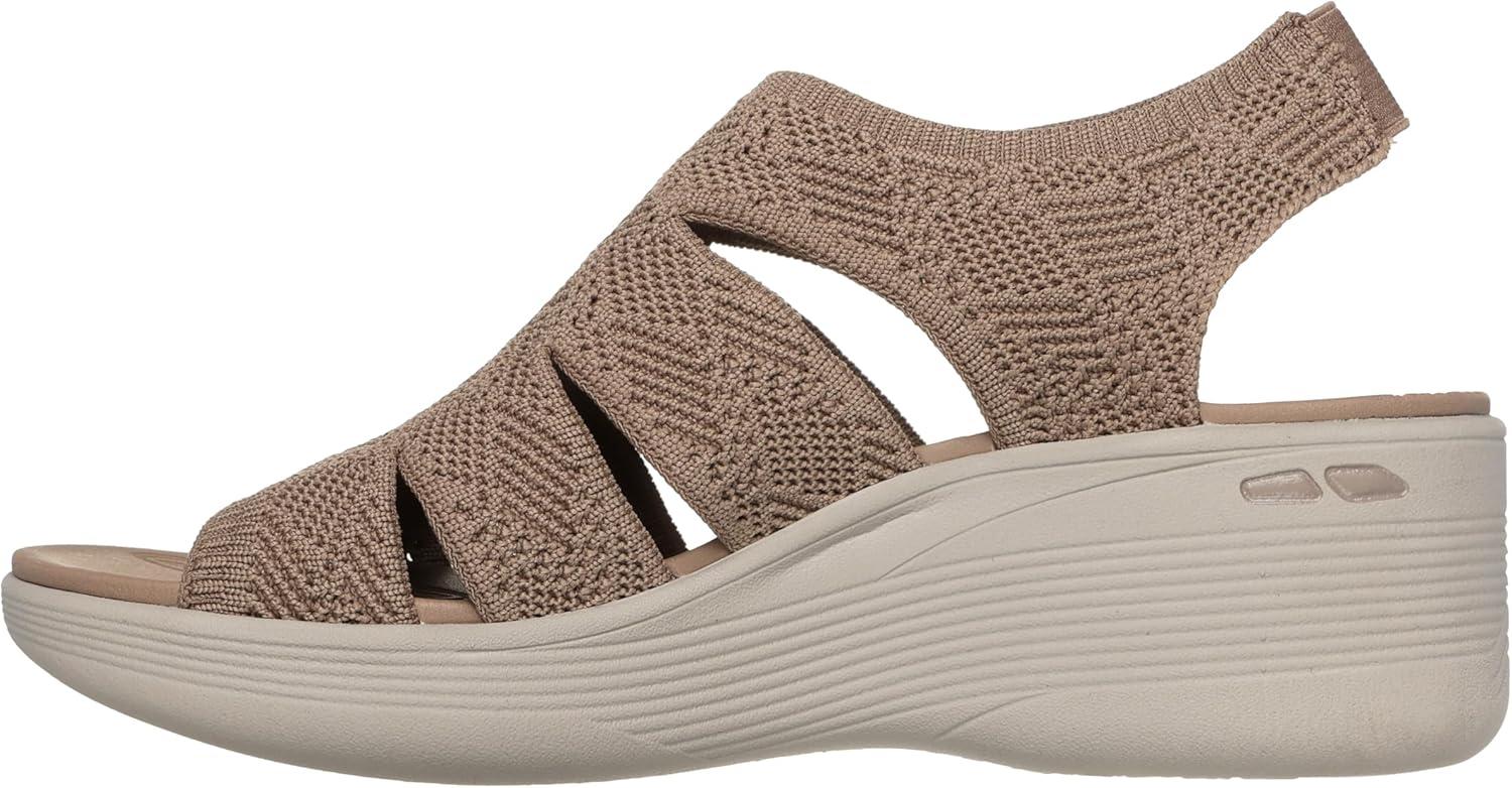 imageSkechers Pierlite Memory Maker Sandale caleFemmeMarron Beige