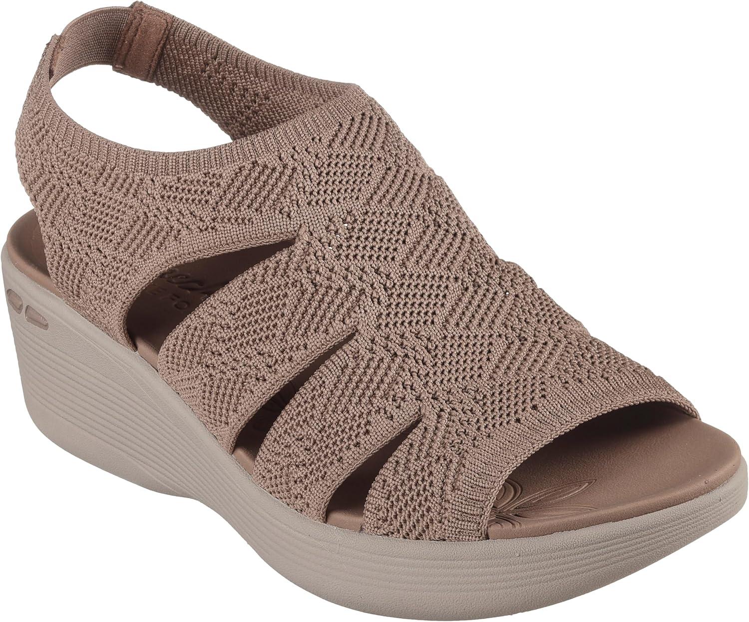 imageSkechers Pierlite Memory Maker Sandale caleFemmeMarron Beige