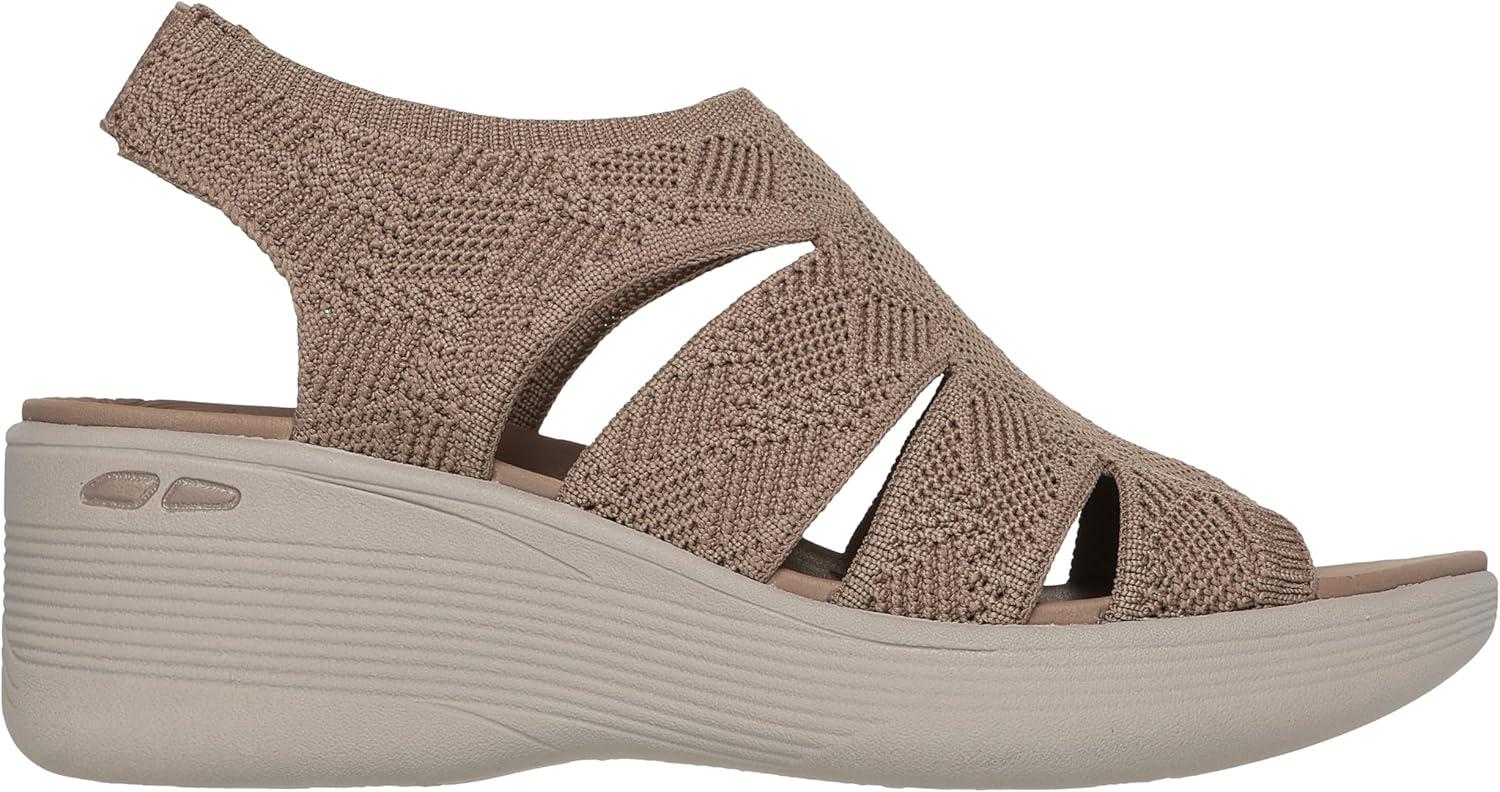 imageSkechers Pierlite Memory Maker Sandale caleFemmeMarron Beige