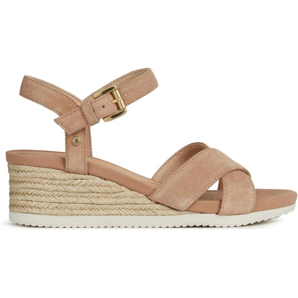 imageGeox Womens D Ischia Corda C SandalsDk Skin