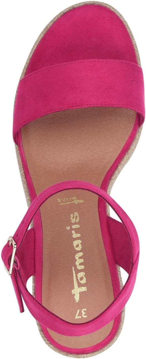 imageTamaris Femme Sandales Dame Sandales compensesTouch ItFuschia