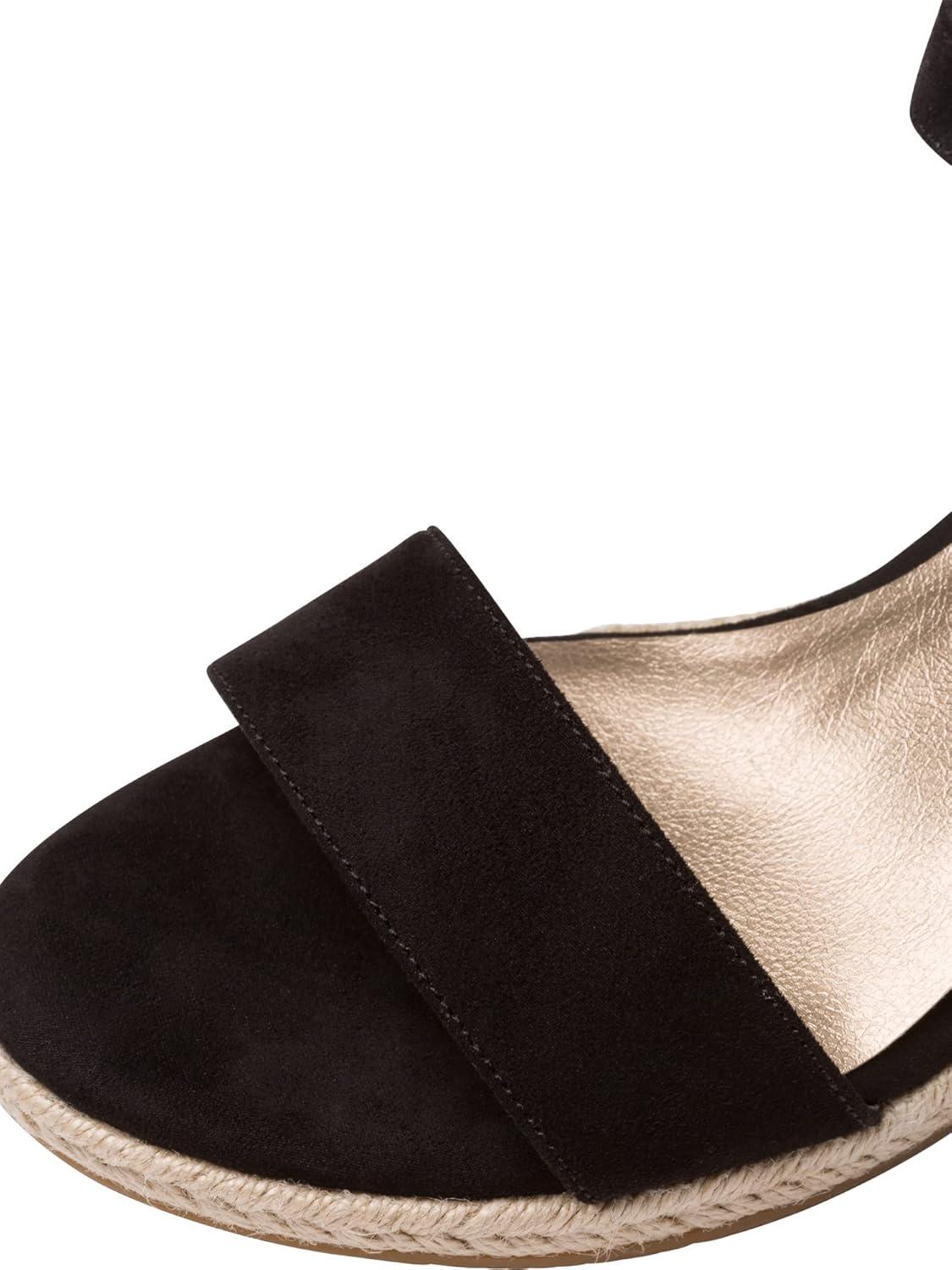 imageTamaris Femme Sandales Dame Sandales compensesTouch ItNoir