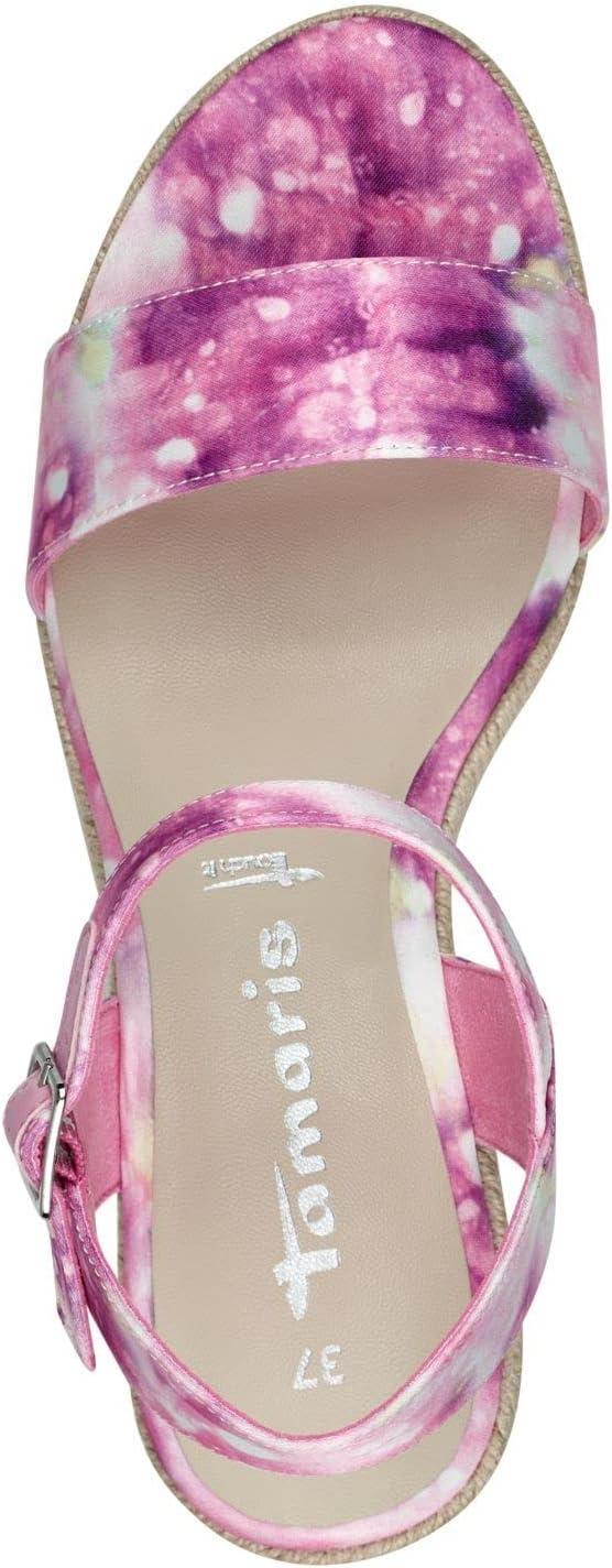 imageTamaris Femme Sandales Dame Sandales compensesTouch ItRose Comb