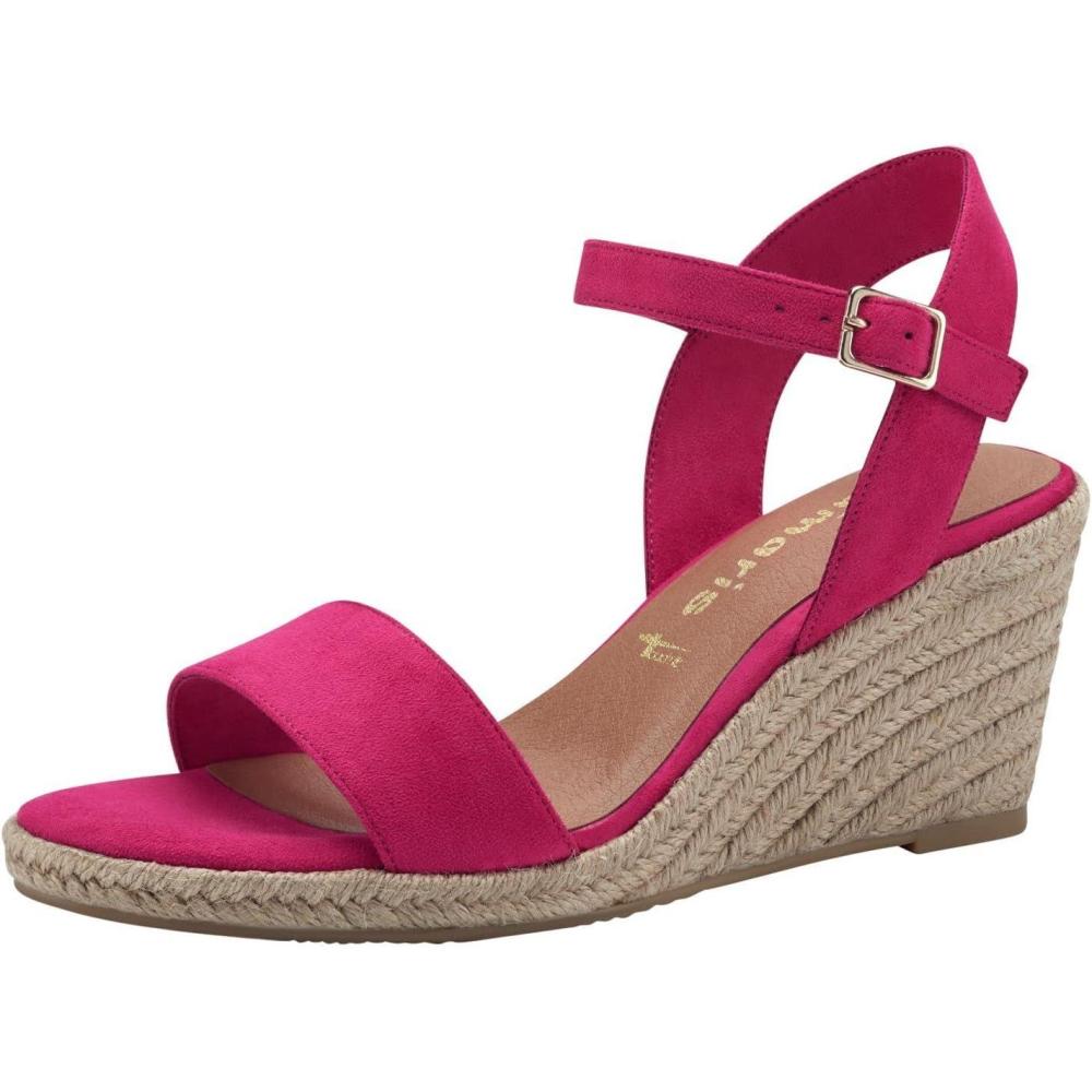 imageTamaris Femme Sandales Dame Sandales compensesTouch ItFuschia