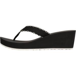 Tommy Hilfiger Femme Wedge Beach Sandal Fw0fw08738 Tongs(Noir)