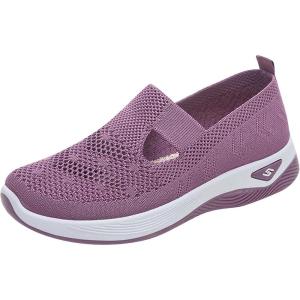 2025 Chaussures Femmes Baskets OrthopéDiques à Plateforme pour Femmes, Chaussuresde Sport Maille AntidéRapantes Jogging Baskets OrthopéDiques de Course LéGèRes et Respirantes Fitness Gym Outdoor(A04rose Vif)