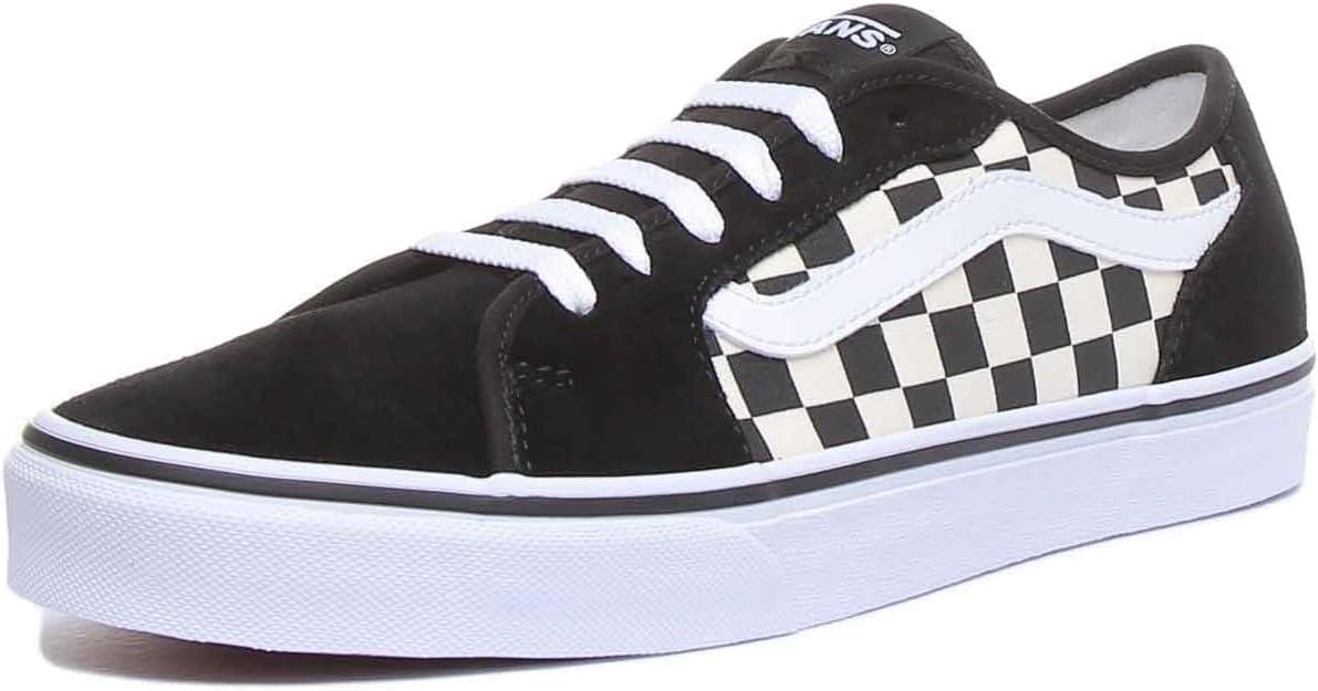 imageVans Filmore Decon SuedeCanvas Basket FemmeCheckerboard Black White