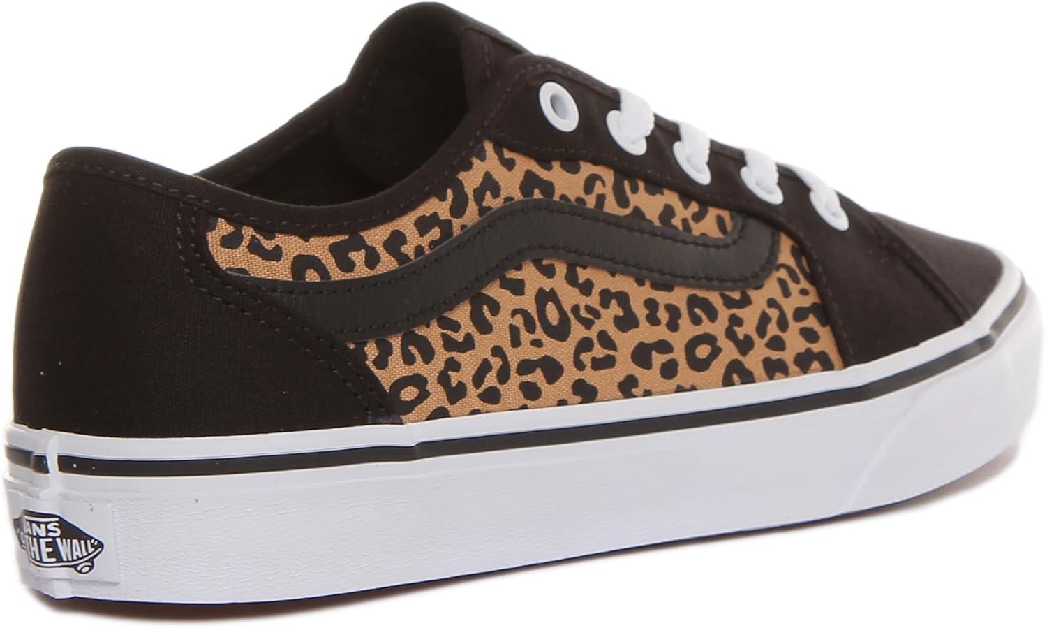 imageVans Filmore Decon SuedeCanvas Basket FemmeCheetah Black White