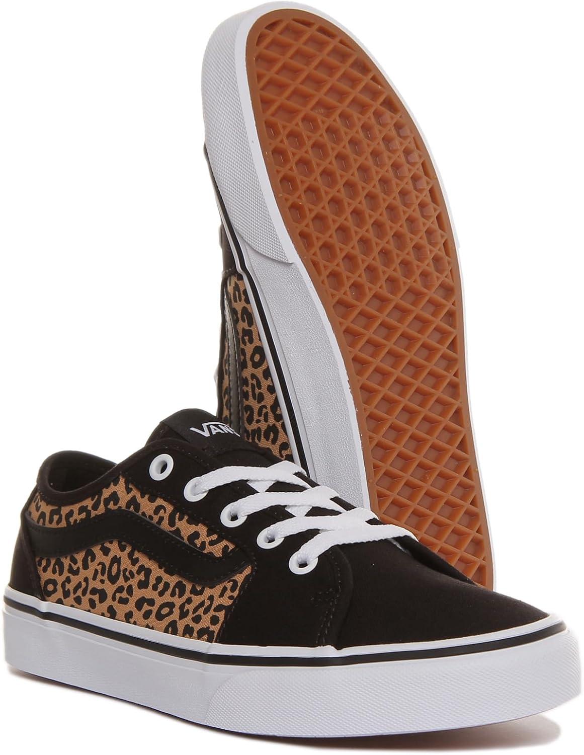 imageVans Filmore Decon SuedeCanvas Basket FemmeCheetah Black White