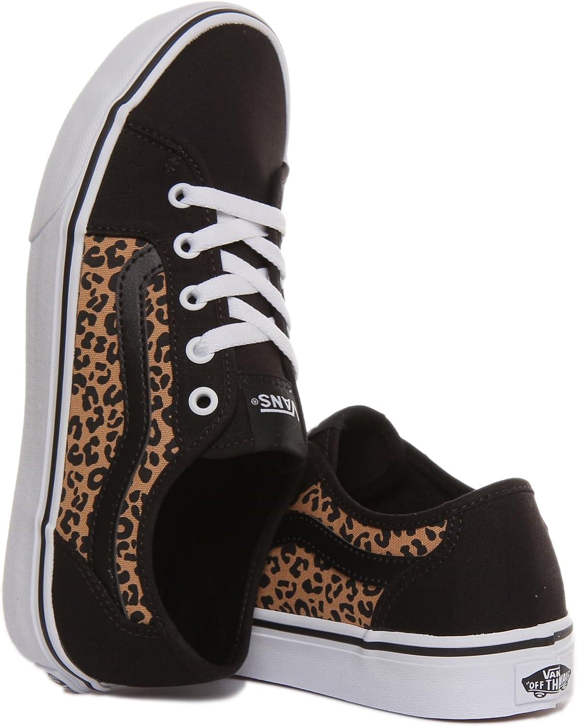 imageVans Filmore Decon SuedeCanvas Basket FemmeCheetah Black White