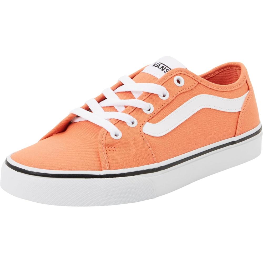 imageVans Filmore Decon SuedeCanvas Basket FemmeCorail Rouille