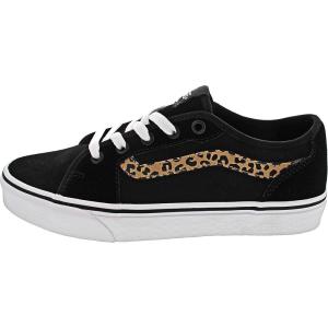 Vans Filmore Decon Suede/Canvas, Basket Femme,(Motif Guépard Noir Blanc)