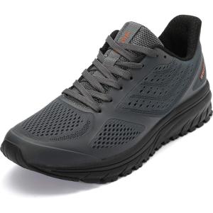 WHITIN Chaussures de Sport Running Basket Homme Femme Course Fitness Respirantes Sneakers(2 Gris Foncé)